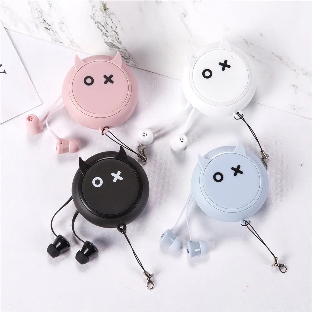 In-Ear Earphone Cartoon Cute Shaped Earphone For Girls 1.15m Earbuds For Mobile Phone, White
In-Ear Earphone Cartoon Cute Shaped Earphone For Girls 1.15m Earbuds For Mobile Phone, White
