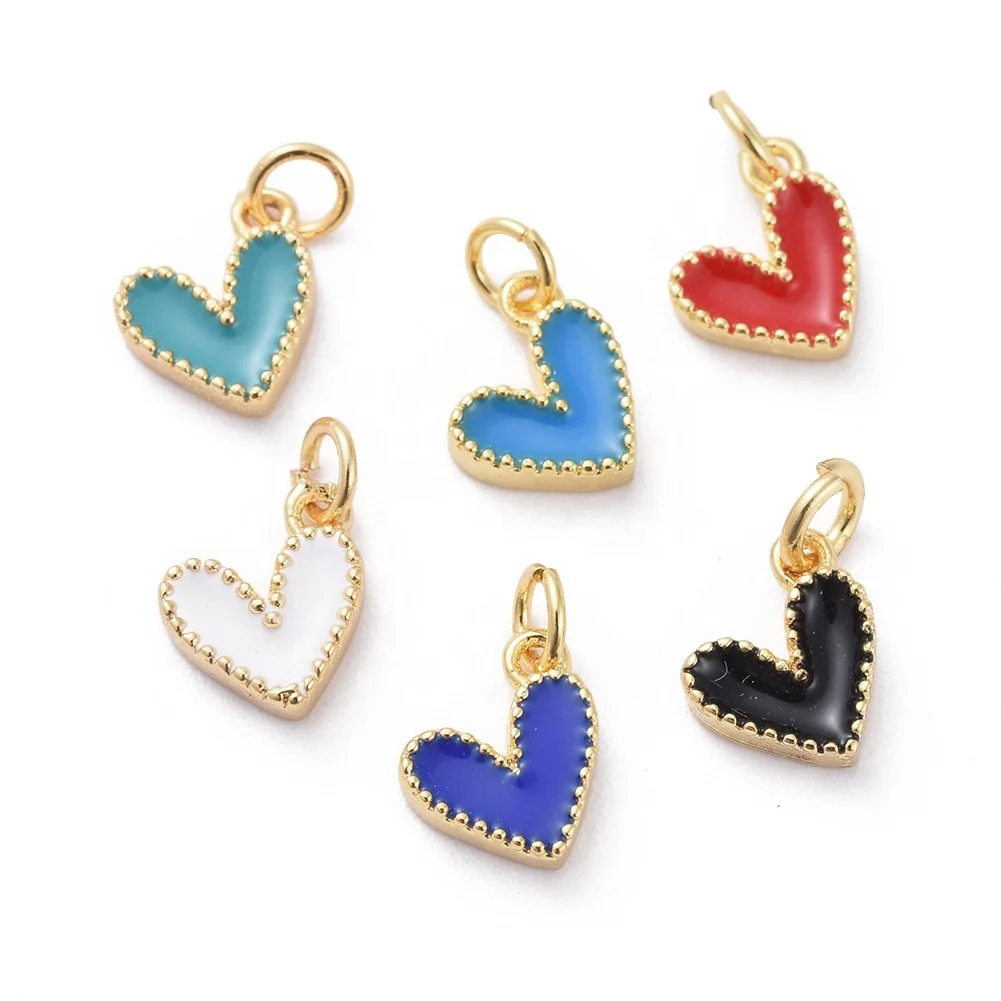 DIY making high quality copper Enamel Heart Charms pendant handmade bracelet For women necklace heart pendant charms, Picture show
DIY making high quality copper Enamel Heart Charms pendant handmade bracelet For women necklace heart pendant charms, Picture show