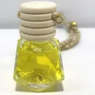 China Car Freshener Car China High-Quality Logo Printed Car Air Fresheners Mini Glass Bottle Car Air Freshener Hanging