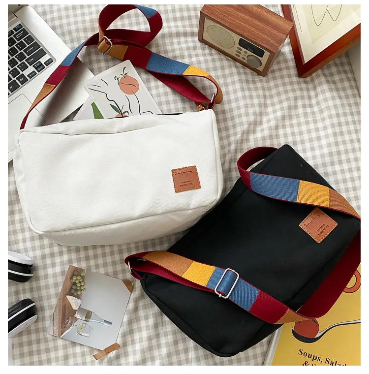Hot Sale Large Capacity Women Handbags Tote Bag Ladies Canvas Messenger Bag Korean Sling Bags for Women, 2 colors
Hot Sale Large Capacity Women Handbags Tote Bag Ladies Canvas Messenger Bag Korean Sling Bags for Women, 2 colors