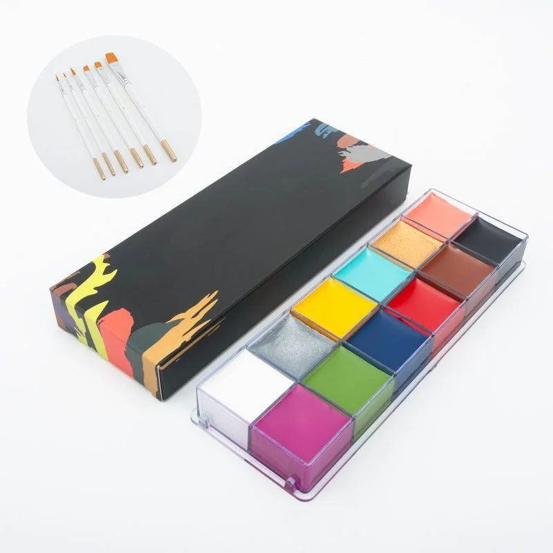 12 Colors Cosmetic body art body painting supplies adult body paint Kit oil face paint, Multi-colors
12 Colors Cosmetic body art body painting supplies adult body paint Kit oil face paint, Multi-colors