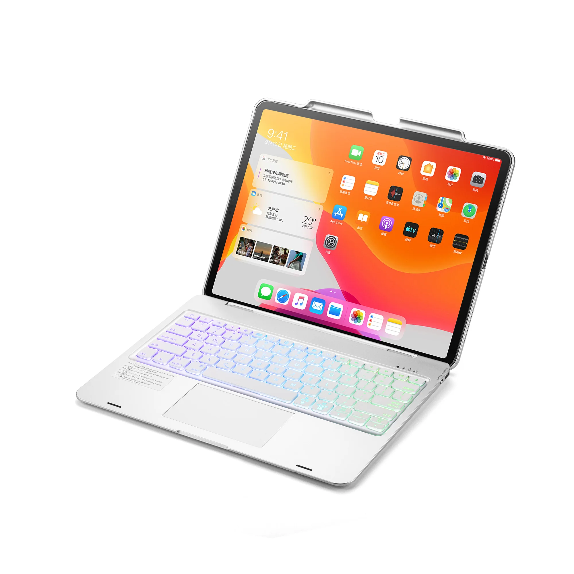 New Design Backlit Wireless Keyboard With Touch Pad 12.9 Keyboard Hard Case For Ipad Pro 12.9 inch 3/4/5th Gen
New Design Backlit Wireless Keyboard With Touch Pad 12.9 Keyboard Hard Case For Ipad Pro 12.9 inch 3/4/5th Gen