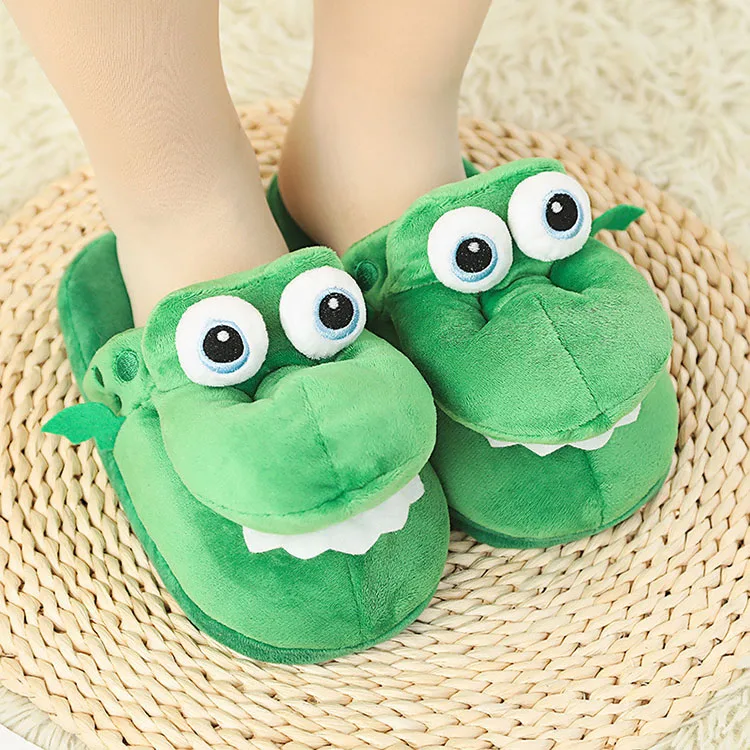 Casual Cartoon Cute House Shoes Indoor Winter For Unisex Slip-On Warm Slippers Women, Green
Casual Cartoon Cute House Shoes Indoor Winter For Unisex Slip-On Warm Slippers Women, Green