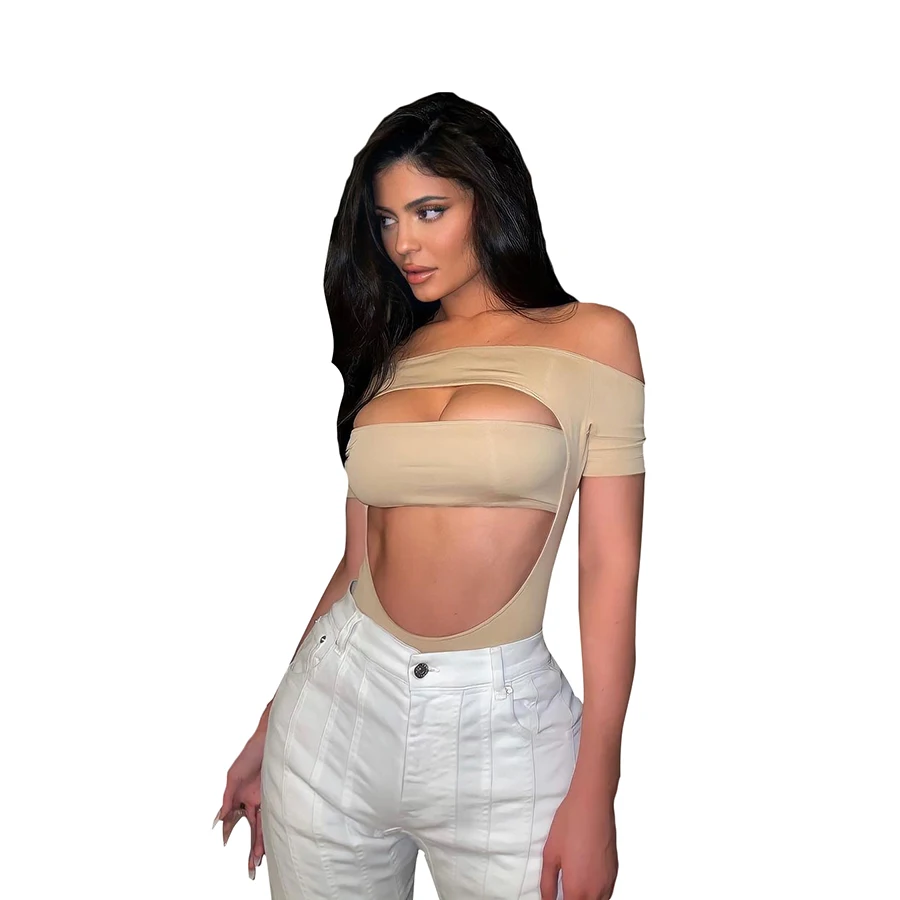 2021 Summer Clothing Solid Slash Neck Hollow Out Sexy Bodysuit Slim Stretchy Sleeveless Women Bodysuit
2021 Summer Clothing Solid Slash Neck Hollow Out Sexy Bodysuit Slim Stretchy Sleeveless Women Bodysuit