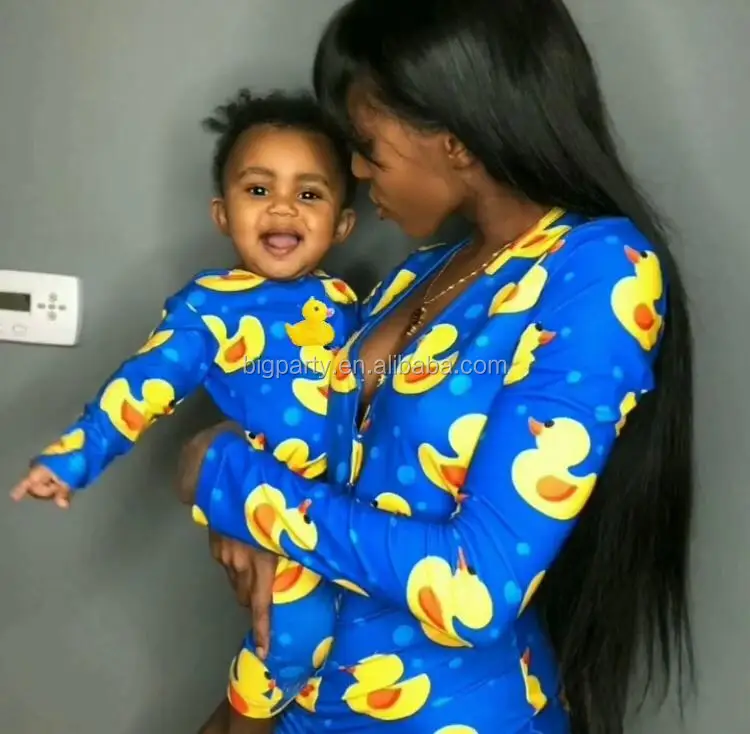 Wholesale custom cut women duck onesie mommy and me onesie women jumpsuits and rompers
Wholesale custom cut women duck onesie mommy and me onesie women jumpsuits and rompers
