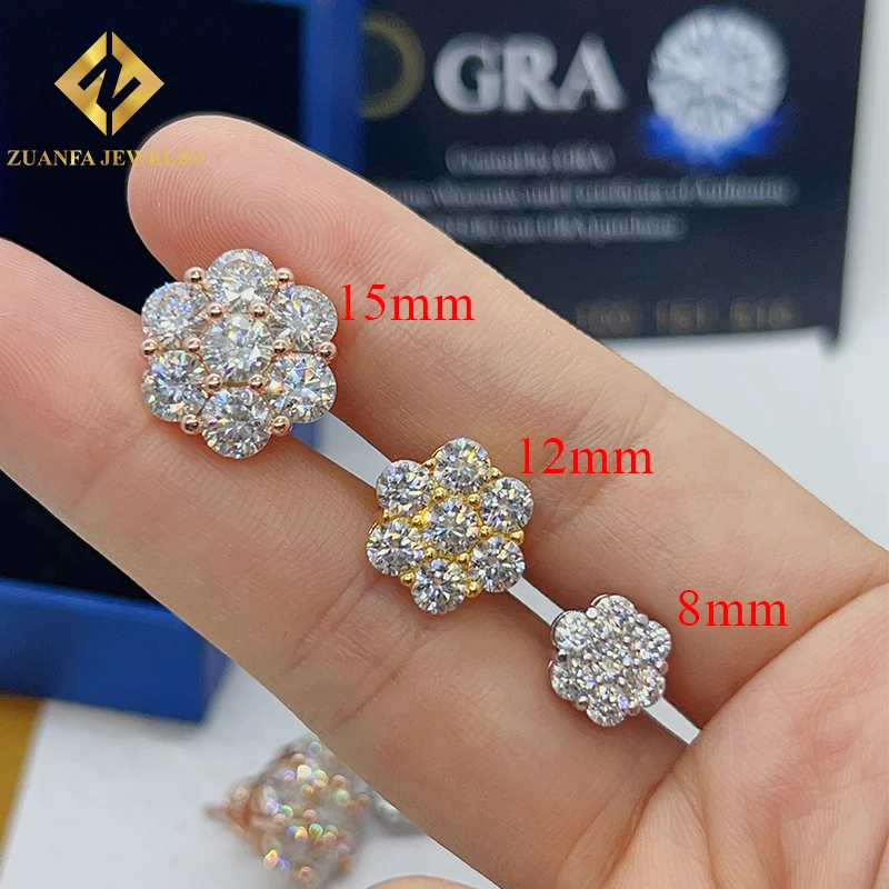 Dropshipping hip hop14K gold plated sterling silver 925 VVS GRA certificated lab diamond moissnaite fashion jewelry earrings
Dropshipping hip hop14K gold plated sterling silver 925 VVS GRA certificated lab diamond moissnaite fashion jewelry earrings