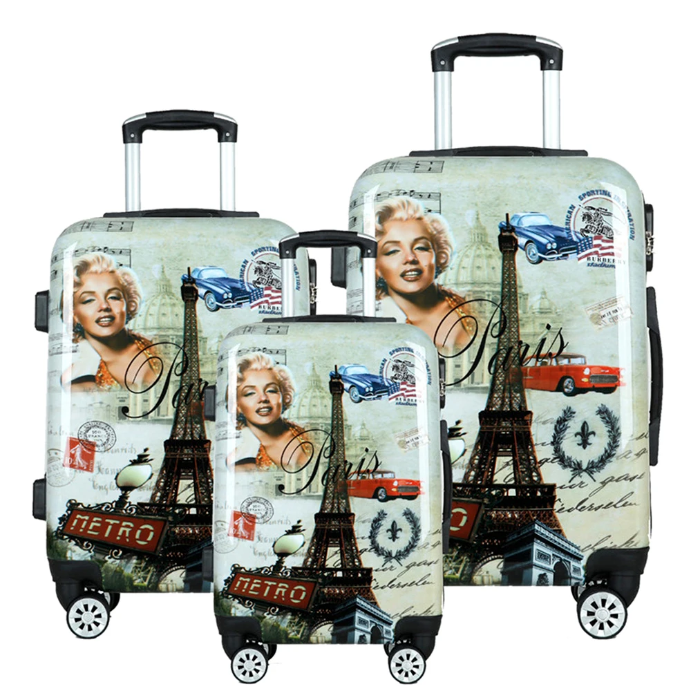 OEM Hard Case Trolley Custom Printed ABS Luggage Suitcase, Muti-colours as main pictures
OEM Hard Case Trolley Custom Printed ABS Luggage Suitcase, Muti-colours as main pictures