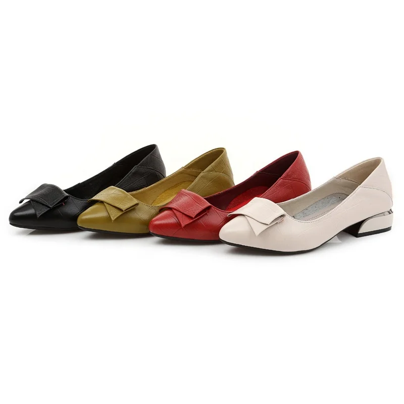 Genuine Leather Pointed Single Shoes 2021 Autumn New Soft Leather Simple Shallow Mouth Women'S Shoes Professional Work Shoes
Genuine Leather Pointed Single Shoes 2021 Autumn New Soft Leather Simple Shallow Mouth Women'S Shoes Professional Work Shoes