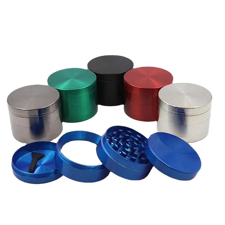 TOBACCO 50mm customized four-layer zinc alloy solid color grinding device metal screw grinding
TOBACCO 50mm customized four-layer zinc alloy solid color grinding device metal screw grinding