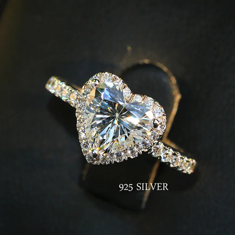 S925 Sterling Silver Jewelry Wedding Rings Women Zirconia Ring Cubic Silver Engagement Ring
S925 Sterling Silver Jewelry Wedding Rings Women Zirconia Ring Cubic Silver Engagement Ring