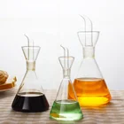 wholesale Glass olive oil bottle Vinegar Sauce Bottle for oiler cruet condiment glass bottle
