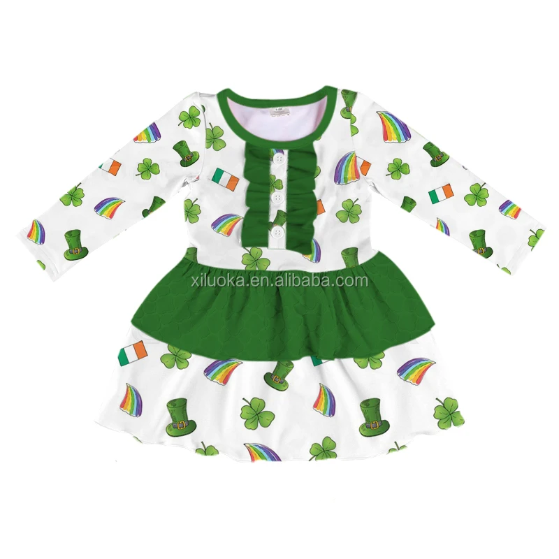 Spring Custom Saint Patrick's Day Clothes Girls Baby Dress Soft Twirl Girls Dresses, Picture
Spring Custom Saint Patrick's Day Clothes Girls Baby Dress Soft Twirl Girls Dresses, Picture