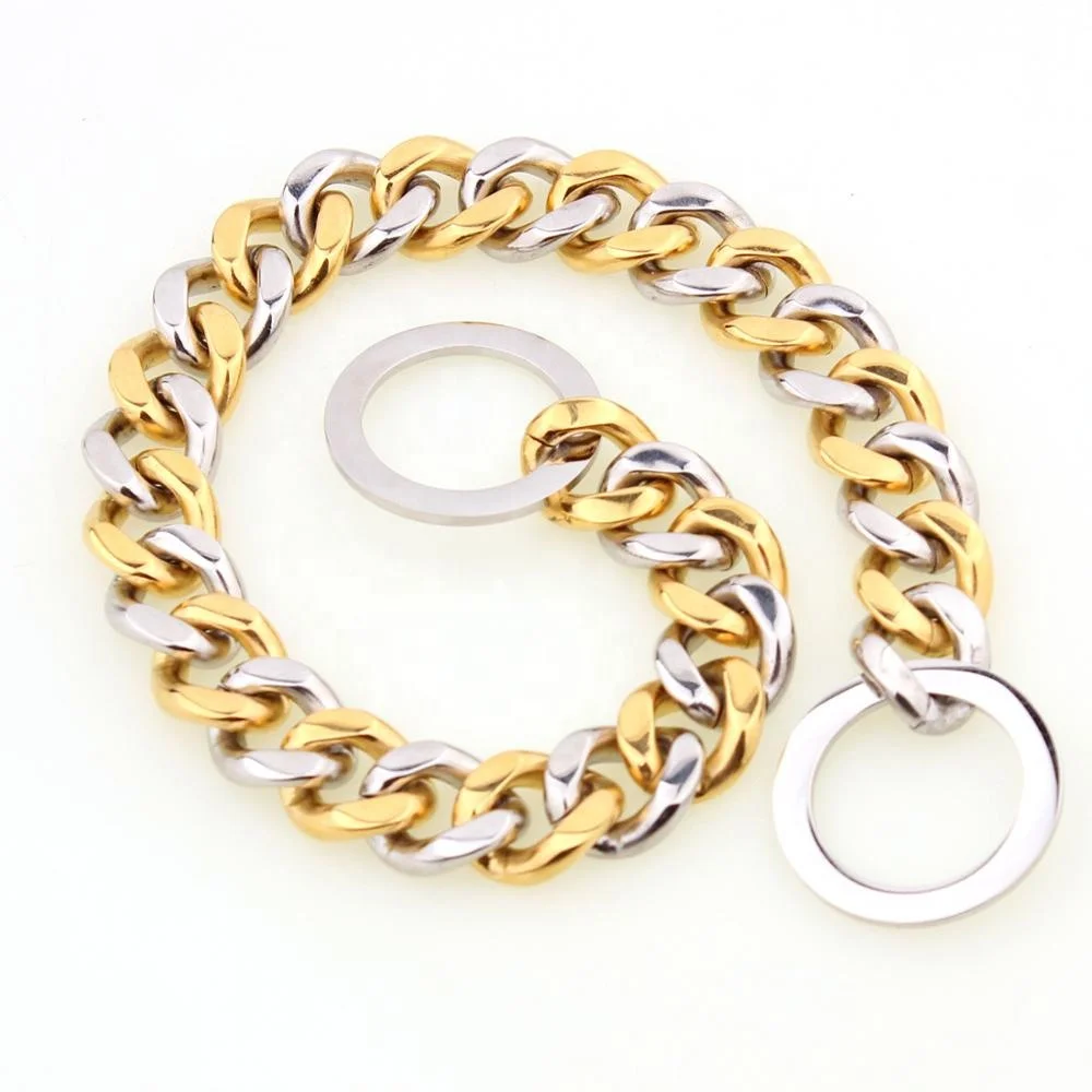 15mm Stainless steel Heavy Durable Strong pet accessories cuban Chain Dog Walking Training Collar
15mm Stainless steel Heavy Durable Strong pet accessories cuban Chain Dog Walking Training Collar