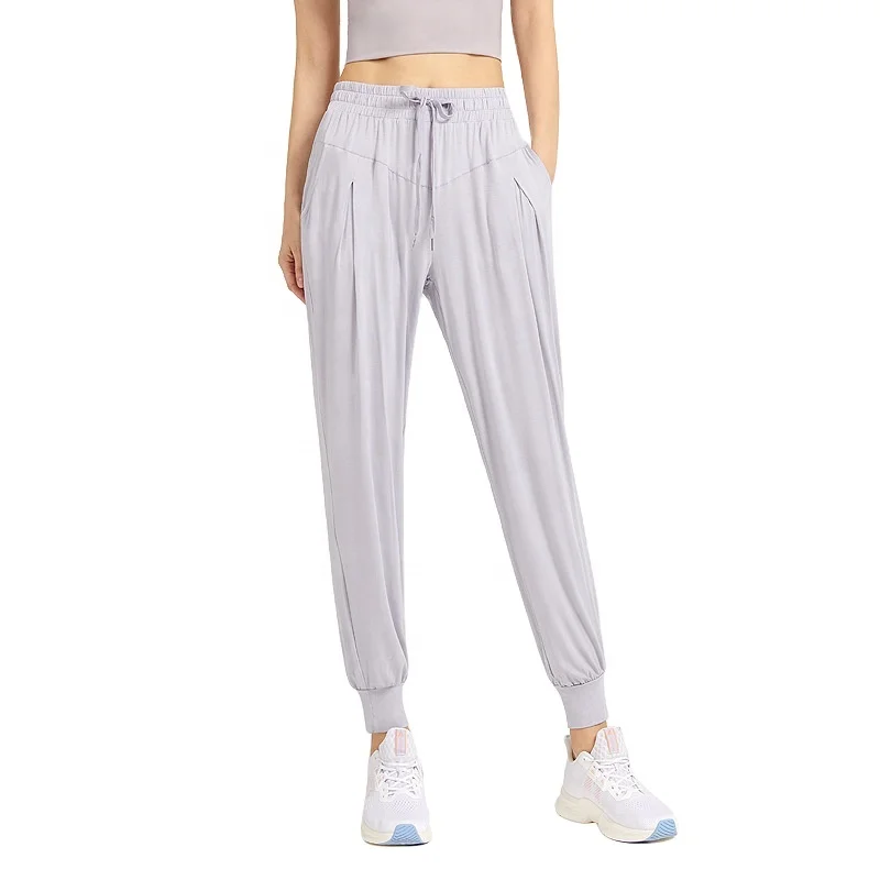 Loose-fitting sports pants quick-drying fitness pants casual solid color loose-fitting ties
Loose-fitting sports pants quick-drying fitness pants casual solid color loose-fitting ties