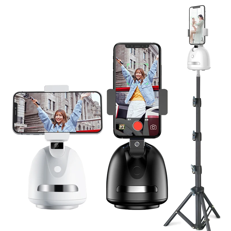 

New Tracking Selfie Mobile Phone Stand Tripod Mount Folding Stands 360 Rotation Automatic Tracking Smart Shooting Phone Holder