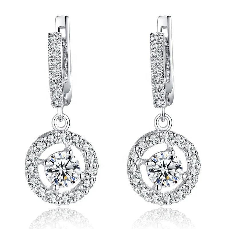 Fashion Jewelry Female Wear Charms Cubic Zirconia Stone Earrings For Women Silver Color Birthday Gift
Fashion Jewelry Female Wear Charms Cubic Zirconia Stone Earrings For Women Silver Color Birthday Gift