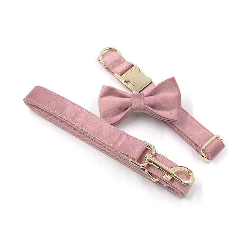 Factory wholesale dog accessories 2021 velvet pet collar competitive price bow tie fashion attractive design leash for dog, Pink,green,black,cream
Factory wholesale dog accessories 2021 velvet pet collar competitive price bow tie fashion attractive design leash for dog, Pink,green,black,cream