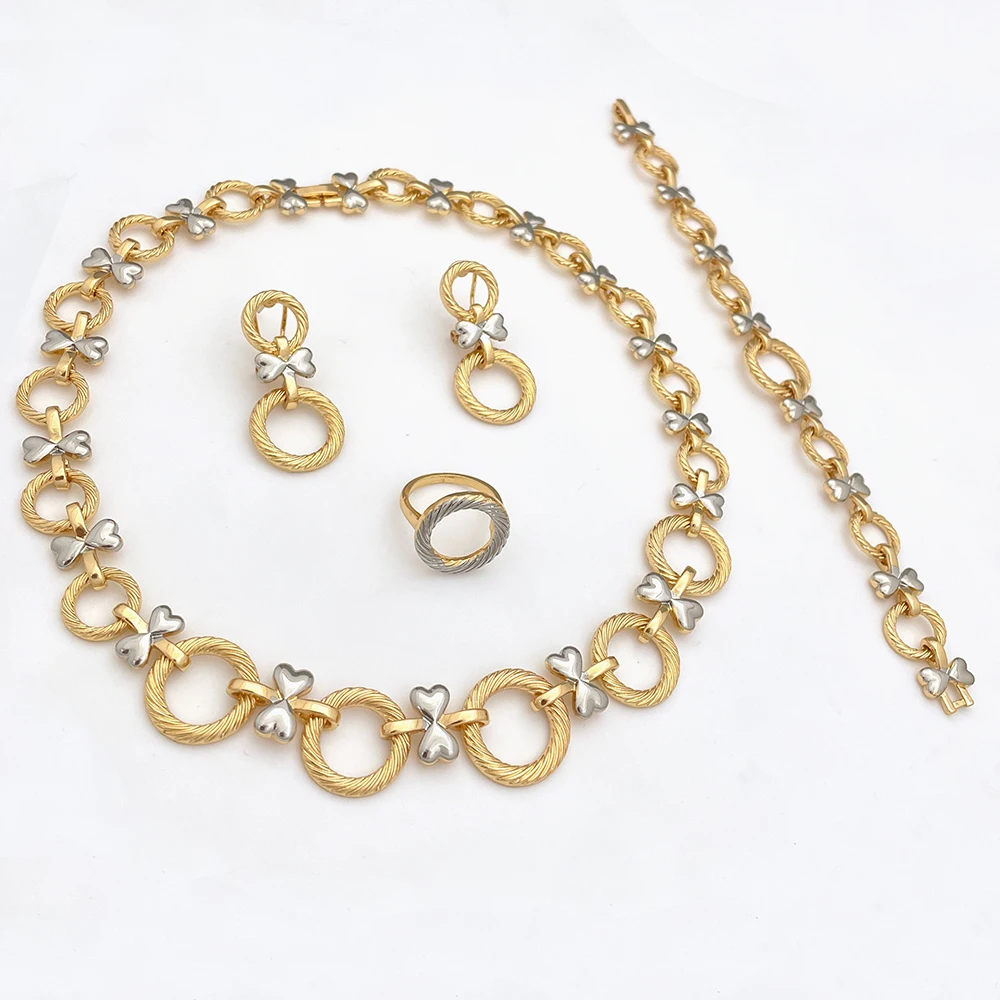 2022 Hot Sale Women Jewelry Sets Luxury Jewellery Bridal Wedding Earrings Necklace Jewelry Set Wholesale Earrings for Women
2022 Hot Sale Women Jewelry Sets Luxury Jewellery Bridal Wedding Earrings Necklace Jewelry Set Wholesale Earrings for Women