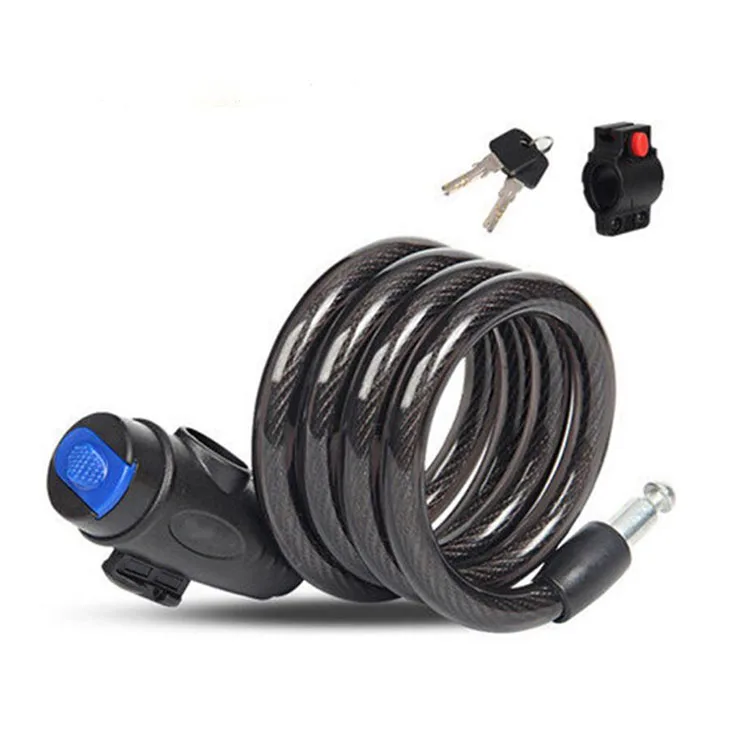 Color customized bicycle retractable with two keys bicycle bike lock bike accessories, Black/blue/green/orange/pink
Color customized bicycle retractable with two keys bicycle bike lock bike accessories, Black/blue/green/orange/pink