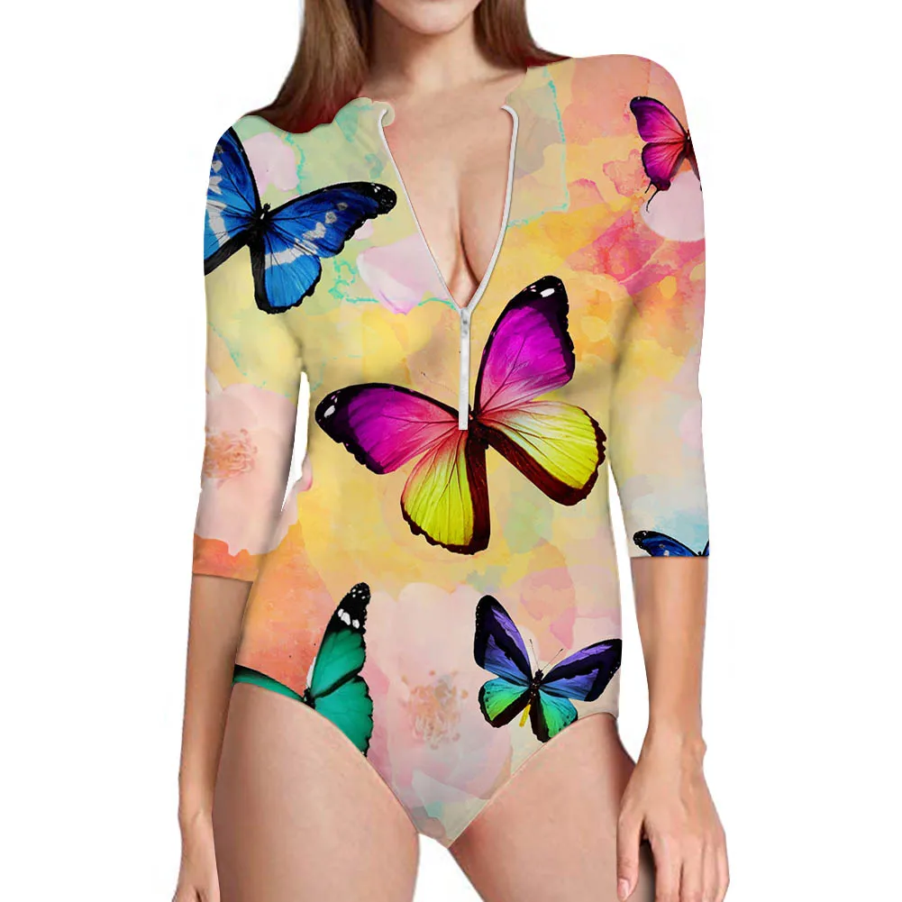 Plus Size Bikini Elegant Colorful Butterflies Pattern Swimwear Beach Bikini Women High V Bikini Custom Swimwear Private Label
Plus Size Bikini Elegant Colorful Butterflies Pattern Swimwear Beach Bikini Women High V Bikini Custom Swimwear Private Label