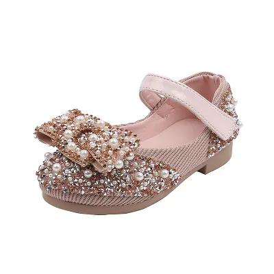 

Nian OEM Zapatos de princesa little girls slides slipper dress princess new styles children shoes girl casual shoes, Black pink green
