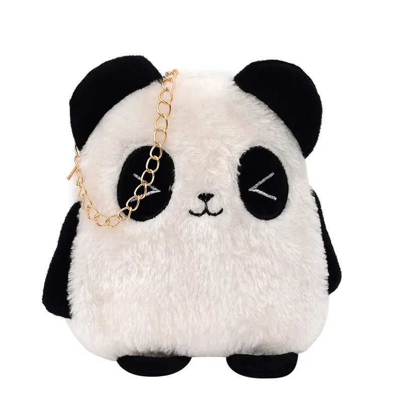 2021 children's bag ugly cute small bag women's new cartoon fashion panda bag chain messenger, Customizable 
2021 children's bag ugly cute small bag women's new cartoon fashion panda bag chain messenger, Customizable