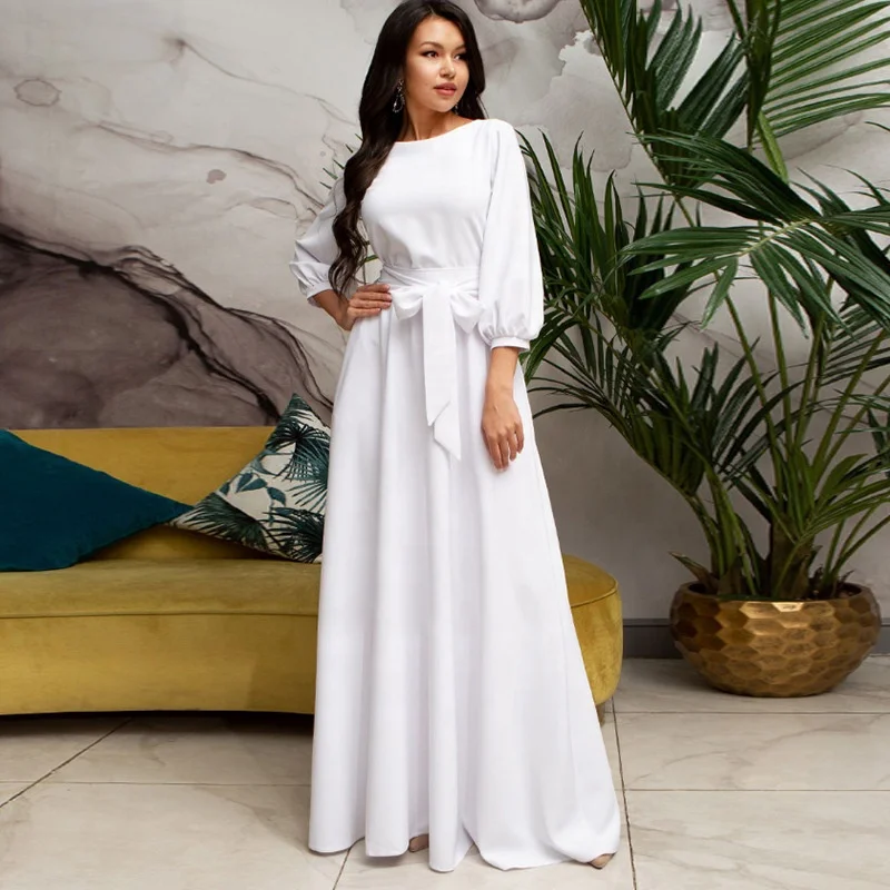 Elegant Bandage Dress Tairun Vintage Bow Tie White Floor-Length Lantern Sleeve Party Long Maxi Plus Size Evening Dresses Women
Elegant Bandage Dress Tairun Vintage Bow Tie White Floor-Length Lantern Sleeve Party Long Maxi Plus Size Evening Dresses Women