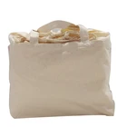 customized canvas drawstring with tote handle shopping bag for women