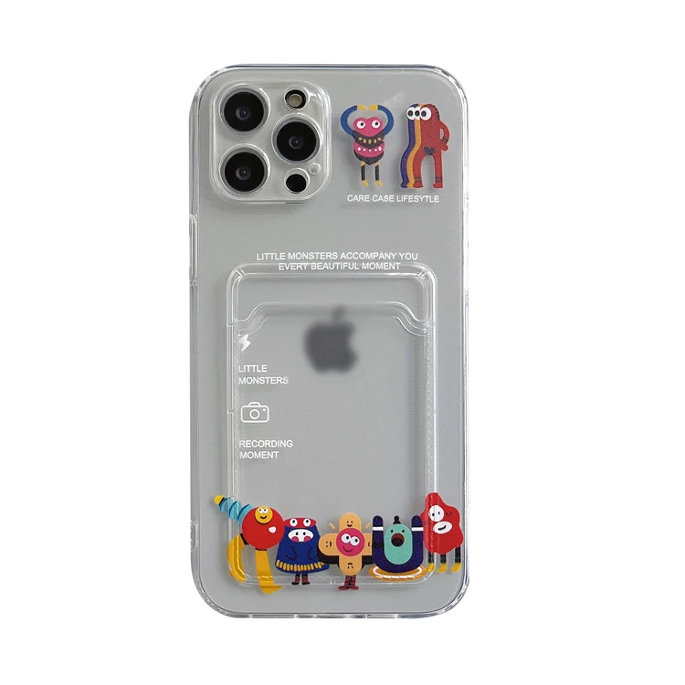 sublimation custom transparent squid game mobile phone card holder silicone case for iphone 13 pro max phone case, As per picture
sublimation custom transparent squid game mobile phone card holder silicone case for iphone 13 pro max phone case, As per picture