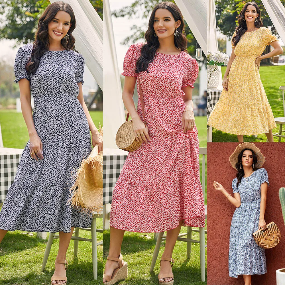 2021 Dot Print Ruffles Summer Dress Women Casual V Neck Draw String Button Dress For Woman Vintage White Dresses vestidos, Customized color
2021 Dot Print Ruffles Summer Dress Women Casual V Neck Draw String Button Dress For Woman Vintage White Dresses vestidos, Customized color