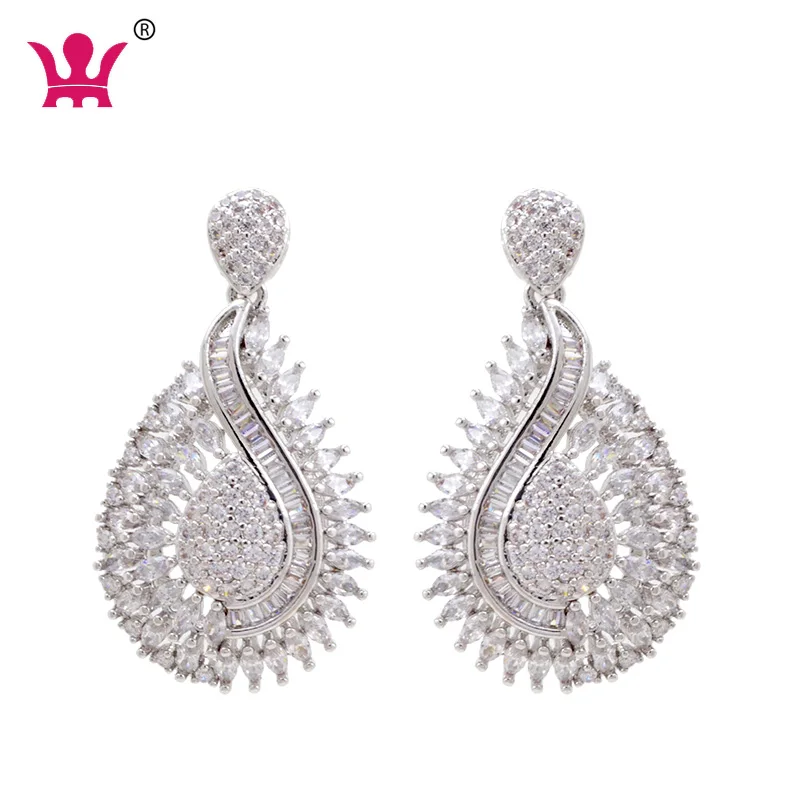 Er0136 Women Wedding Party Jewelry Luxury 18K Gold Plated Unique Cubic Zircon Waterdrop Small Stud Earring, Picture
Er0136 Women Wedding Party Jewelry Luxury 18K Gold Plated Unique Cubic Zircon Waterdrop Small Stud Earring, Picture
