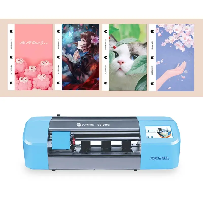 Cell Phone Back Cover Film TPU Hydrogel Screen Protector Protective Phone Film Cutting Machine, White
Cell Phone Back Cover Film TPU Hydrogel Screen Protector Protective Phone Film Cutting Machine, White