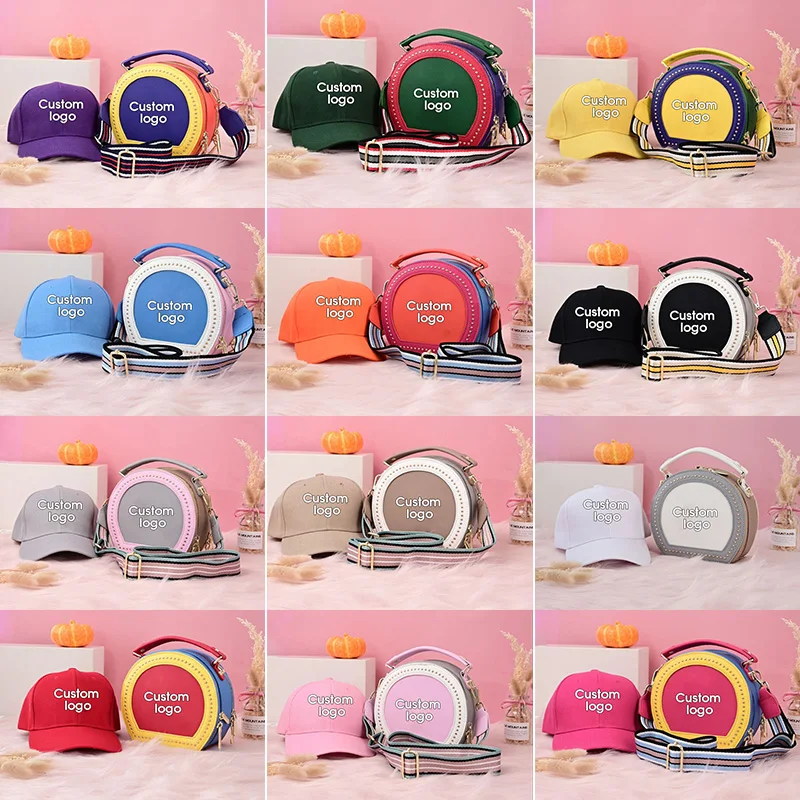 Fashion Luxury Designer Women Round Custom Logo Crossbody Woman Hats And Bags Set
Fashion Luxury Designer Women Round Custom Logo Crossbody Woman Hats And Bags Set