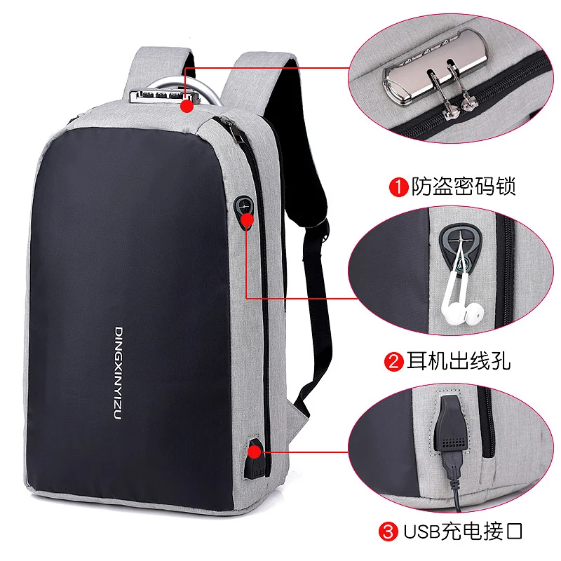 OEM Custom logo waterproof business bag anti-theft laptop backpack with usb charger, Black,blue, grey,pink
OEM Custom logo waterproof business bag anti-theft laptop backpack with usb charger, Black,blue, grey,pink