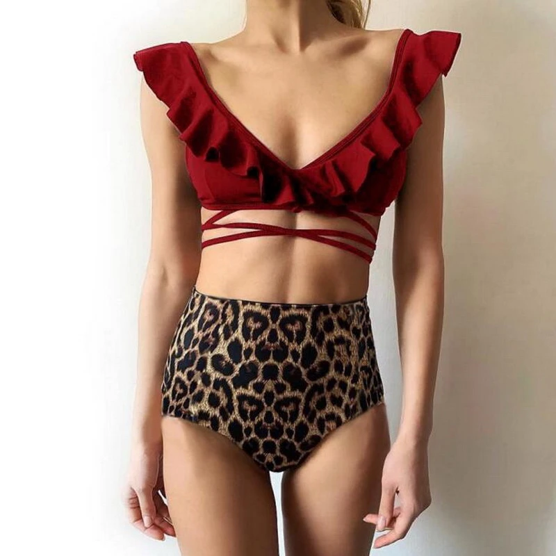 Hot Sell Ruffle Swimwear Sexy Ladies Fashion Girls Wholesale High Waist Halter Ruffle Bandage Bikini, Pink;light purple;blue;red;black
Hot Sell Ruffle Swimwear Sexy Ladies Fashion Girls Wholesale High Waist Halter Ruffle Bandage Bikini, Pink;light purple;blue;red;black