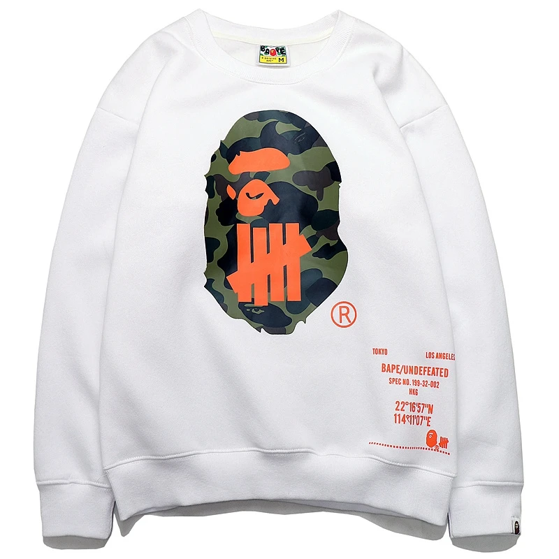 2021 Factory Price Fashion For Autumn And Winter BAPE Animal Head Print Solid Color Crewneck Sweatshirt With Asian Size, As picture show
2021 Factory Price Fashion For Autumn And Winter BAPE Animal Head Print Solid Color Crewneck Sweatshirt With Asian Size, As picture show