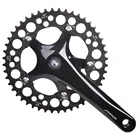 JIANKUN Fixie Bike Components Crank 46T 48T 170mm Track Cycle CNC Fixed Gear Bicycle Parts Fixie Bicycle Crankset