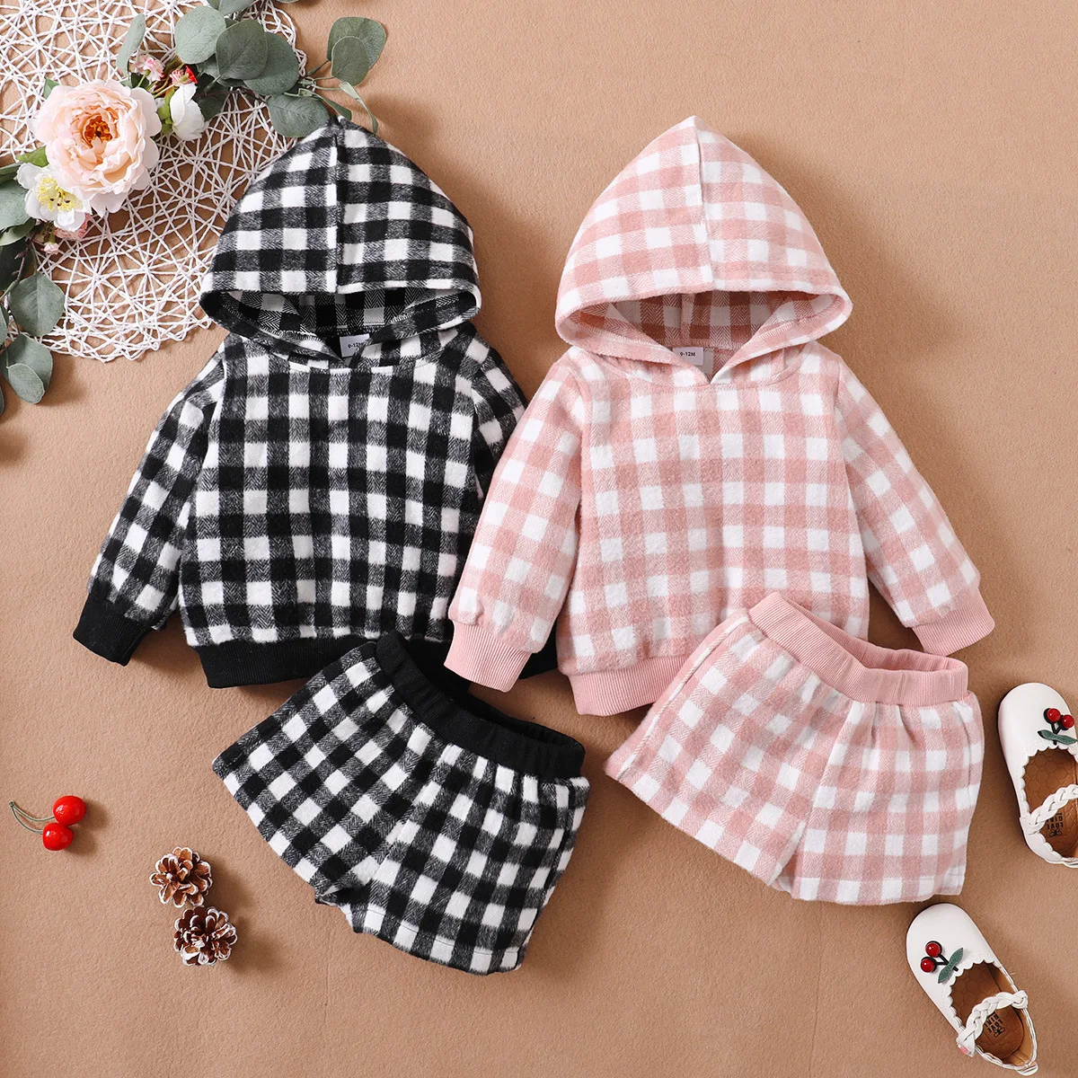 newly design Infant Baby Girl plaid Clothes Set plaid Print hooded Top + shorts outfits Set, As image shown
newly design Infant Baby Girl plaid Clothes Set plaid Print hooded Top + shorts outfits Set, As image shown