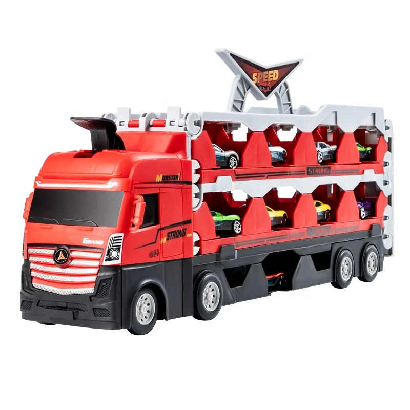 Hot Sale Big Size Transport plastic truck toy Car Catapult Storage Car With Alloy toy truck Foldable transform-er car toy
Hot Sale Big Size Transport plastic truck toy Car Catapult Storage Car With Alloy toy truck Foldable transform-er car toy