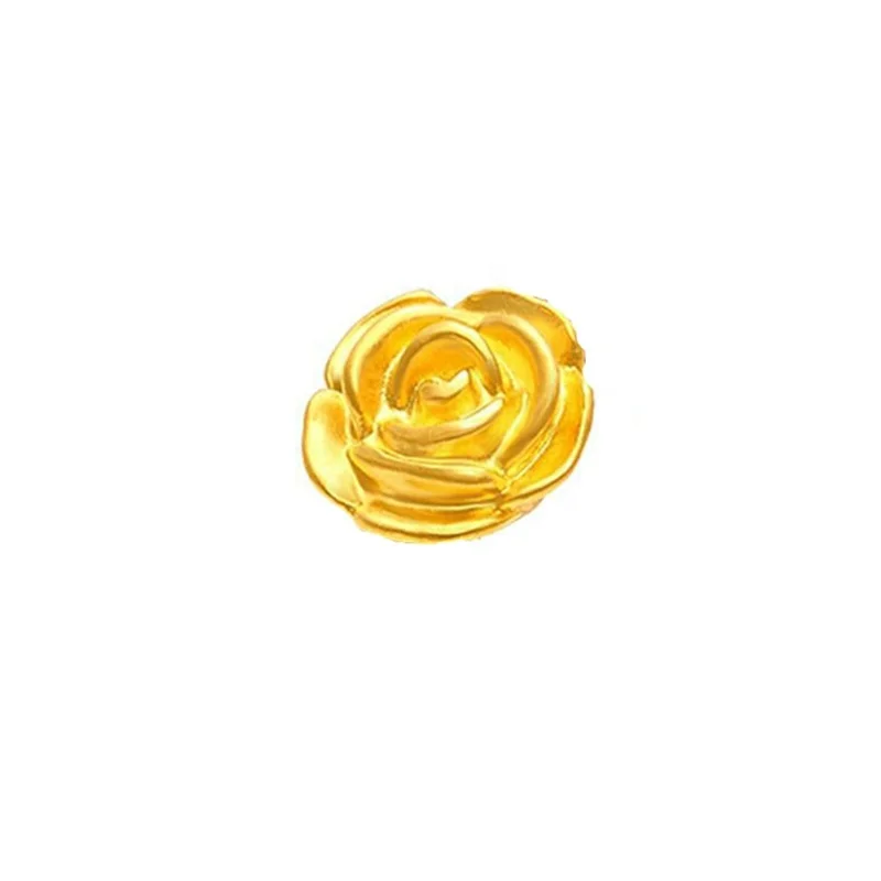 24K gold 999 charm pendant Rose designer charms for diy necklace 3D printed Gold pendant
24K gold 999 charm pendant Rose designer charms for diy necklace 3D printed Gold pendant