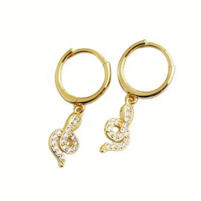 Serpentine Zircon Women Earrings Personalized Fashion Light Luxury Earrings, Picture
Serpentine Zircon Women Earrings Personalized Fashion Light Luxury Earrings, Picture