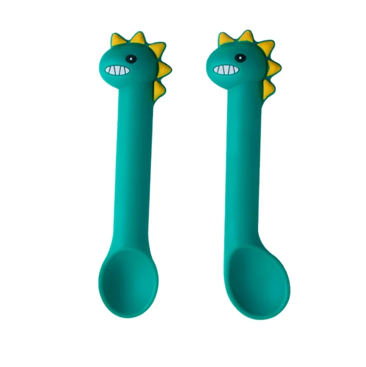 Wholesale Silicone Utensils Food Grade Silicone Feeding Soft Spoon Silicone Baby Set for Baby Led Weaning, Customized
Wholesale Silicone Utensils Food Grade Silicone Feeding Soft Spoon Silicone Baby Set for Baby Led Weaning, Customized