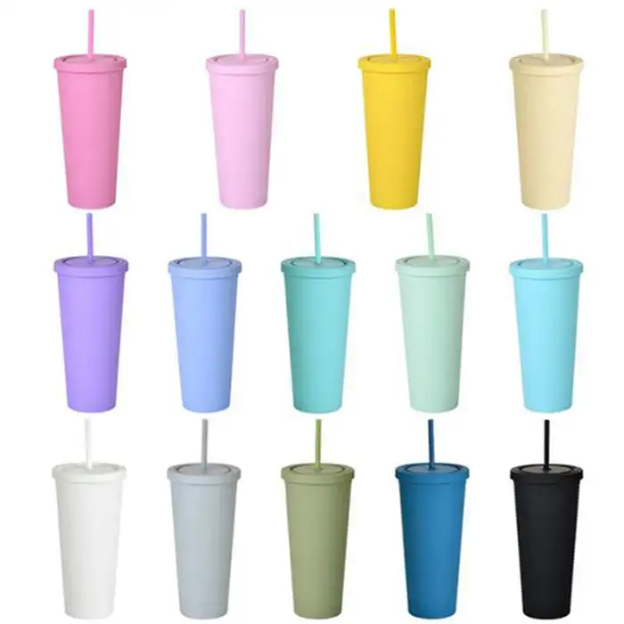 22oz Plastic Insulated Beer Coffee Mug With Seal Lid Straw Straight Cups Tumbler Bottle Plastic Grind Arenaceous Skinny Cup 
22oz Plastic Insulated Beer Coffee Mug With Seal Lid Straw Straight Cups Tumbler Bottle Plastic Grind Arenaceous Skinny Cup