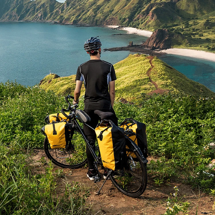 25L Large PVC Material Capacity Bag Cycling Outdoor Camping Tour Waterproof Cycling Pannier Bag For Bicycle, Smale size yellow,smale size grey,smale size black,red
25L Large PVC Material Capacity Bag Cycling Outdoor Camping Tour Waterproof Cycling Pannier Bag For Bicycle, Smale size yellow,smale size grey,smale size black,red