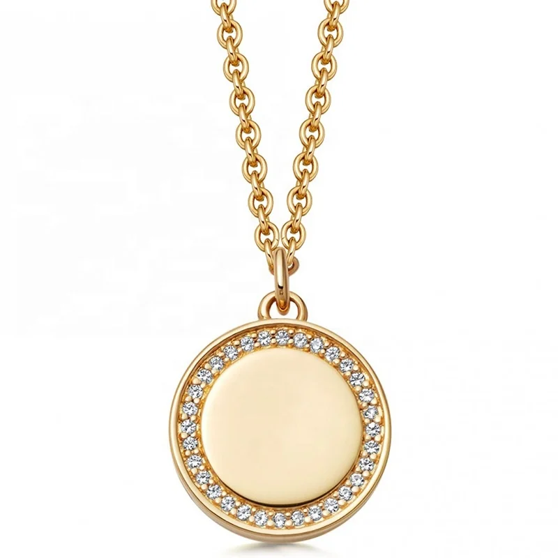 Milskye Custom zirconia jewelry high quality 925 silver custom coin pendant necklace
Milskye Custom zirconia jewelry high quality 925 silver custom coin pendant necklace