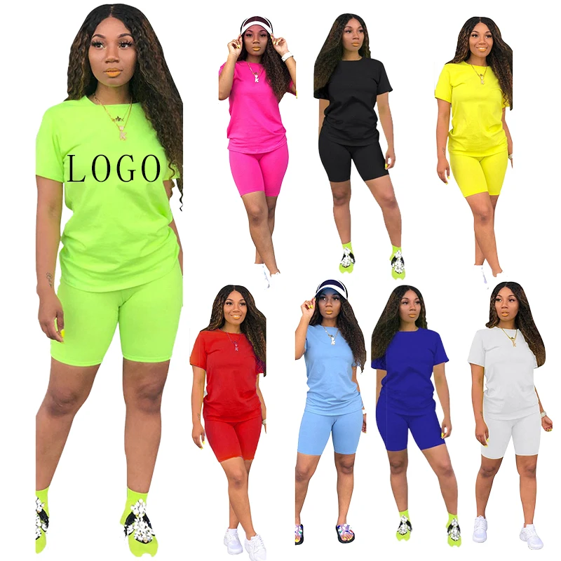 2021 Custom Logo Wholesale Sleeve Plus Size T Shirts & Pants Casual summer Women Short women's two piece shorts sets, Customized color
2021 Custom Logo Wholesale Sleeve Plus Size T Shirts & Pants Casual summer Women Short women's two piece shorts sets, Customized color