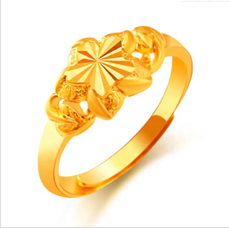 Simulation Gold Adjustable 18K Gold Plated Dubai Wedding Cooper Rings High Quality Brass Wedding Ring 24K Flower Gold Ring
Simulation Gold Adjustable 18K Gold Plated Dubai Wedding Cooper Rings High Quality Brass Wedding Ring 24K Flower Gold Ring