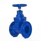 Good quality 6 inch Cast iron Non rising Stem Flange resilient seat Gate Valve Price list