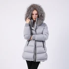 sustainable polyester custom ladies winter duck down coats