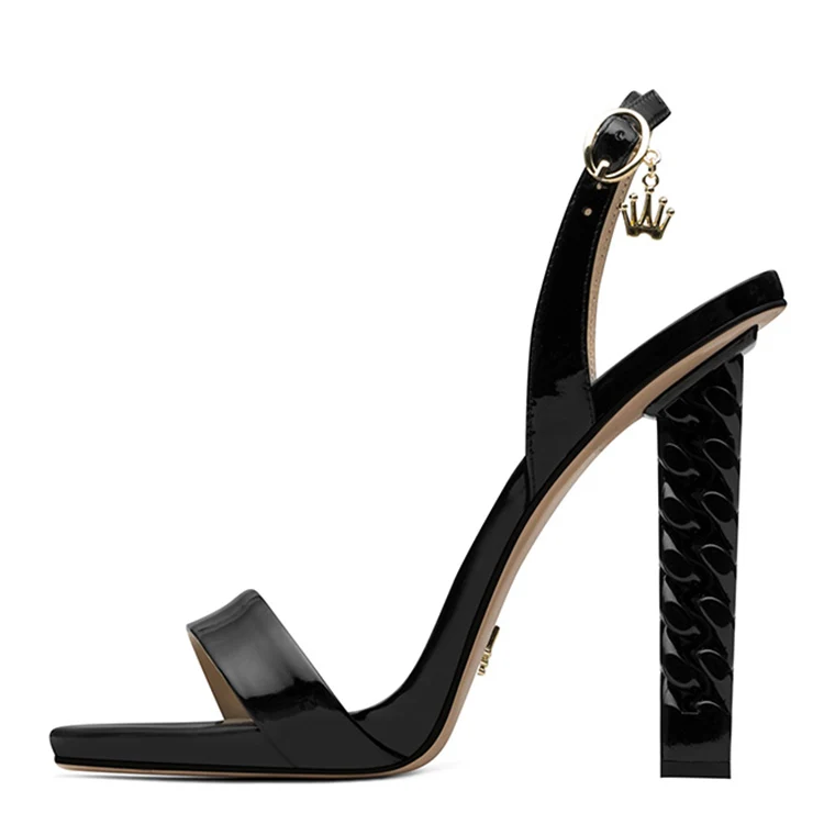 Latest Women Back Buckle Strap Chunky High Block Heels Shoes Slingback Sandals Dress Shoes For Ladies Platform Sandals, Black,white
Latest Women Back Buckle Strap Chunky High Block Heels Shoes Slingback Sandals Dress Shoes For Ladies Platform Sandals, Black,white